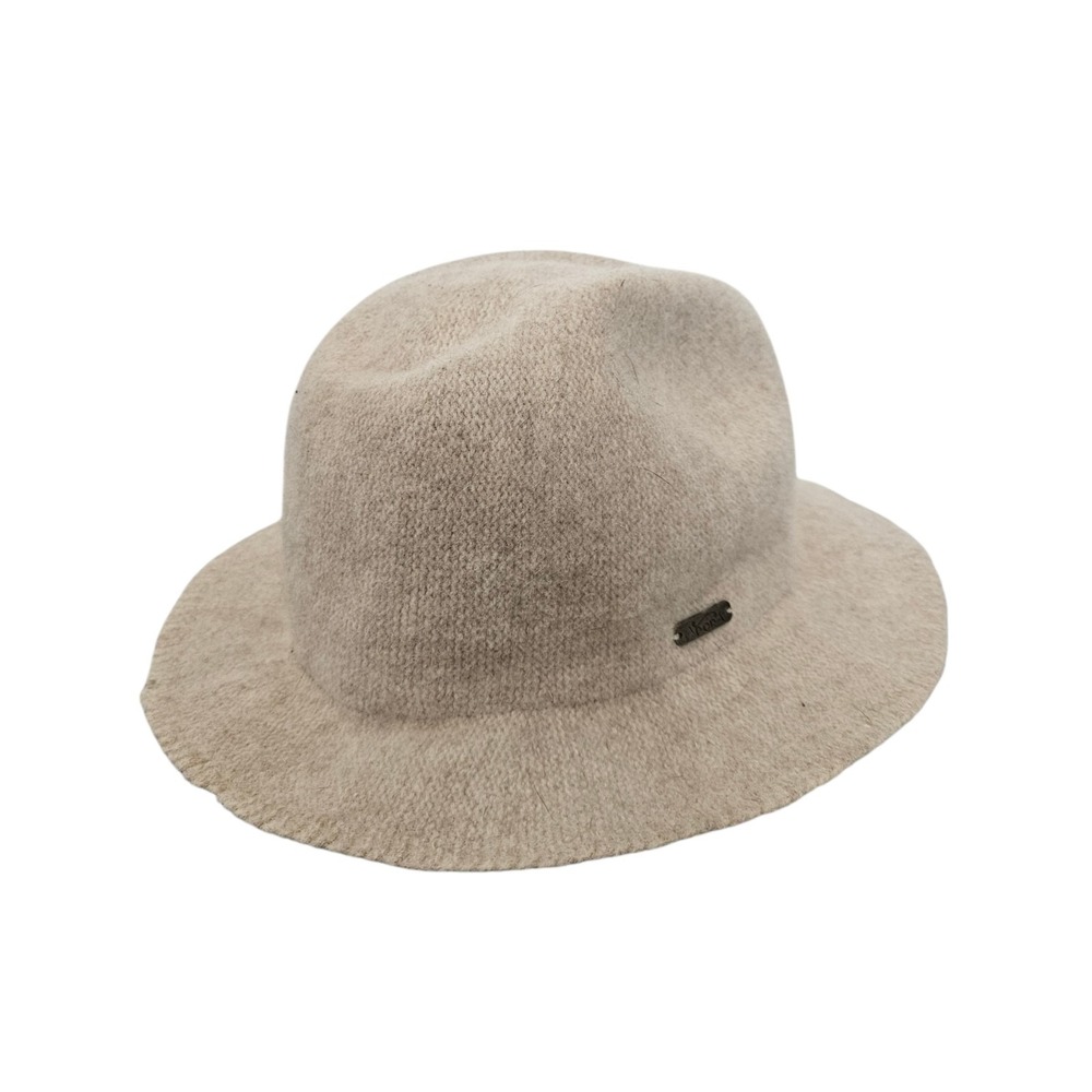 Adora Fedora Hat Wool Blend Soft Knit Woven Men's O/S Minimalist Classic